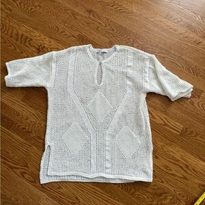 Zara crochet swim coverup